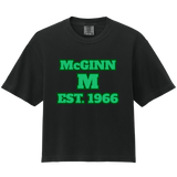 McGinn Elementary 'Varsity Block' Comfort Colors Women’s Heavyweight Boxy Tee