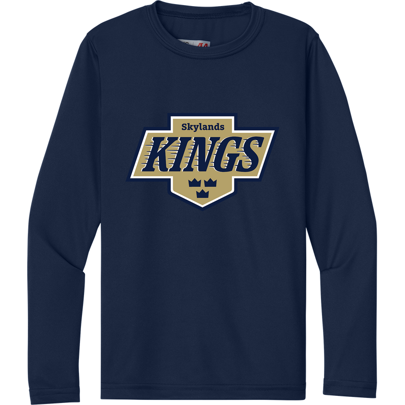 Skylands Kings Youth Cooling Performance Long Sleeve Tee