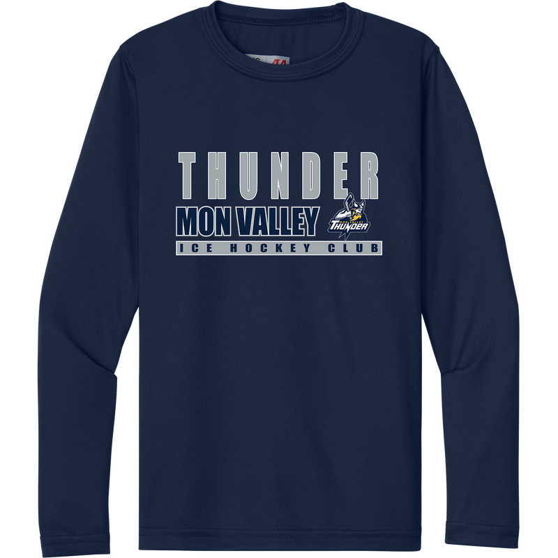 Mon Valley Thunder Youth Cooling Performance Long Sleeve Tee