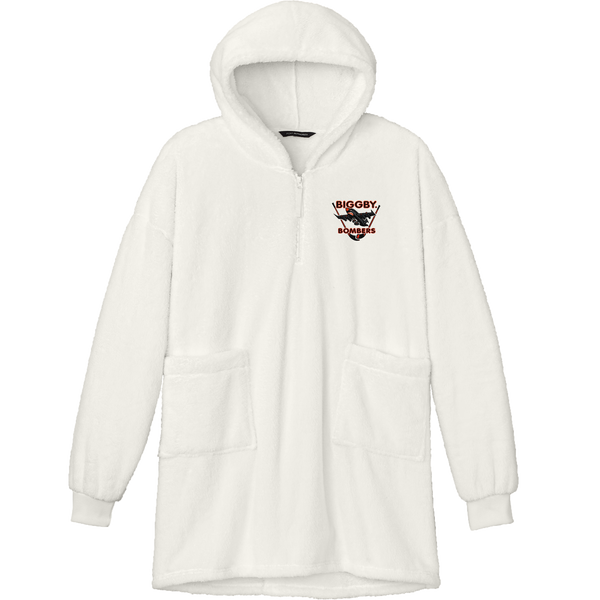 Biggby Bombers Plush Poncho