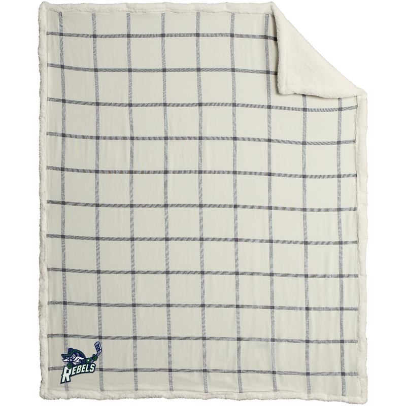 Kensington Valley Rebels Flannel Sherpa Blanket