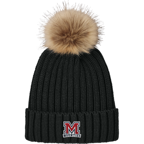 Jr. Mounties Faux Fur Pom Beanie