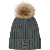 Seacoast Spartans (Ice Hockey) Faux Fur Pom Beanie