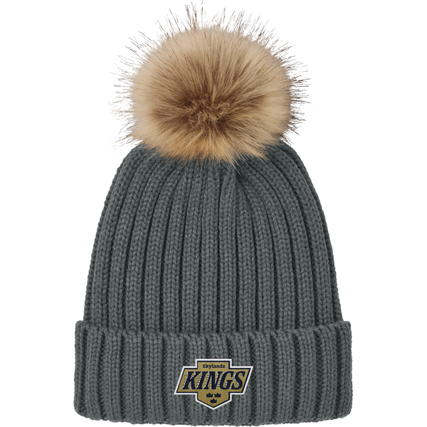 Skylands Kings Faux Fur Pom Beanie