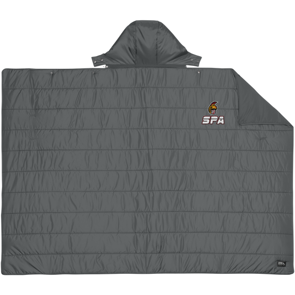 Seacoast Spartans (SPA) Eddie Bauer Puffy Camp Poncho