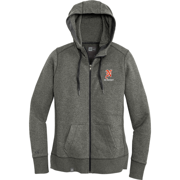 Midd North Hockey New Era Ladies French Terry Full-Zip Hoodie