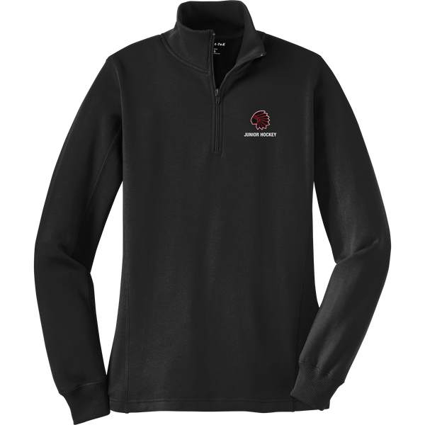 Mercer Junior Hockey Ladies 1/4-Zip Sweatshirt