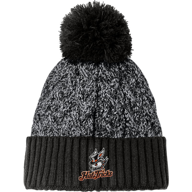 Danbury Hat Tricks New Era Marled Knit Pom Beanie