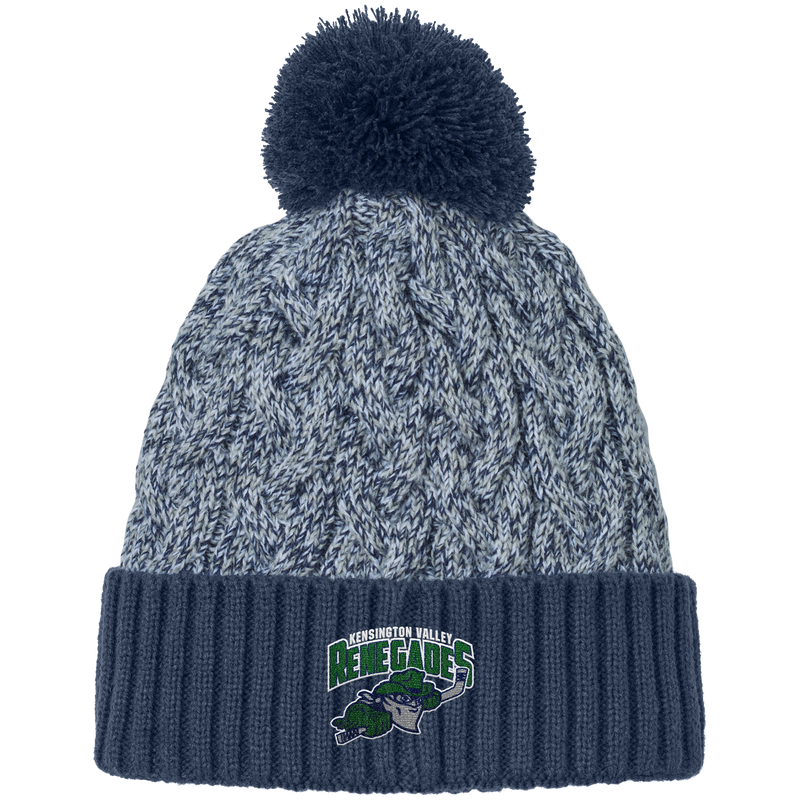 Kensington Valley Renegades New Era Marled Knit Pom Beanie