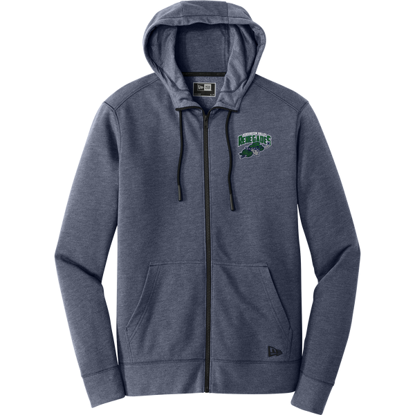 Kensington Valley Renegades New Era Tri-Blend Fleece Full-Zip Hoodie