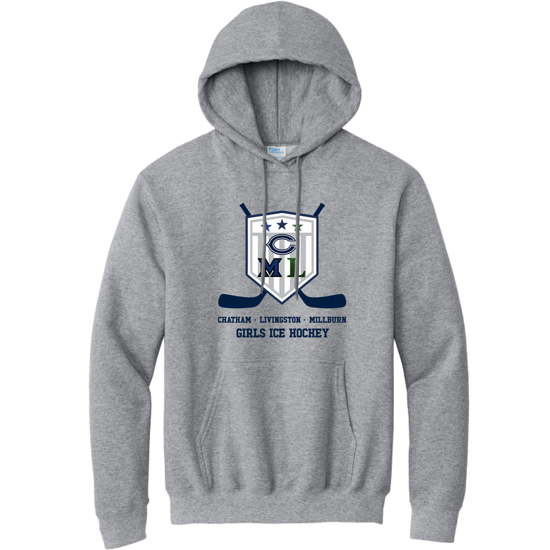 CML Girls Ice Hockey Essential Fleece Pullover Hooded Sweatshirt