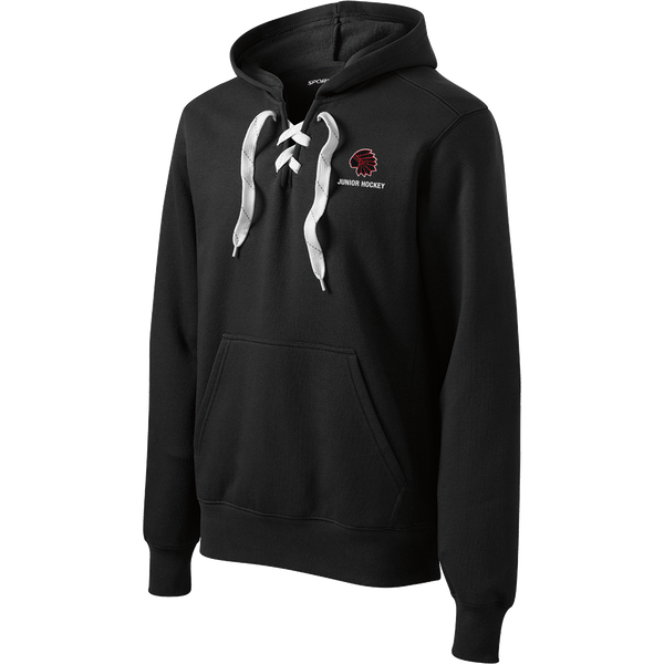 Mercer Junior Hockey Lace Up Pullover Hooded Sweatshirt