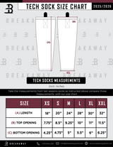 Mercer Alternate Black Sublimated Tech Socks